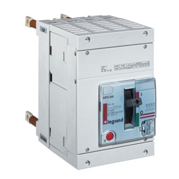 Disjoncteur magnétothermique DPX250 pouvoir de coupure 36kA 400V~ - 4P - 250A