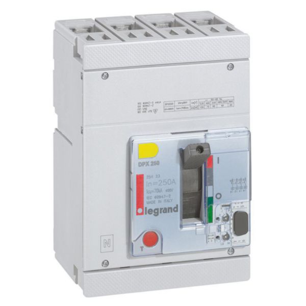 Dpx 250 declencheur tetra electronique 250a 70ka