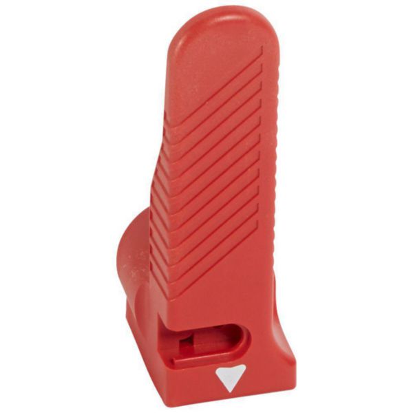 Commande rotative d'urgence directe sur DPX250 - rouge et jaune