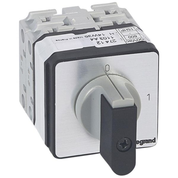 Commutateur à cames interrupteur marche/arrêt PR21 - 3P - 3 contacts - fixation par vis sur porte