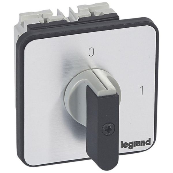 Commutateur à cames interrupteur marche/arrêt PR26 - 2P - 2 contacts - fixation par vis sur porte