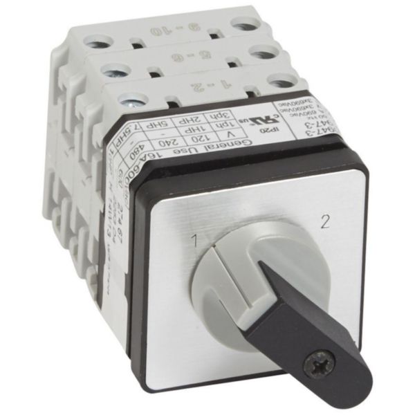 Commutateur à cames inverseur sans position arrêt PR17 - 3P - 6 contacts - fixation par vis sur porte - Page 20