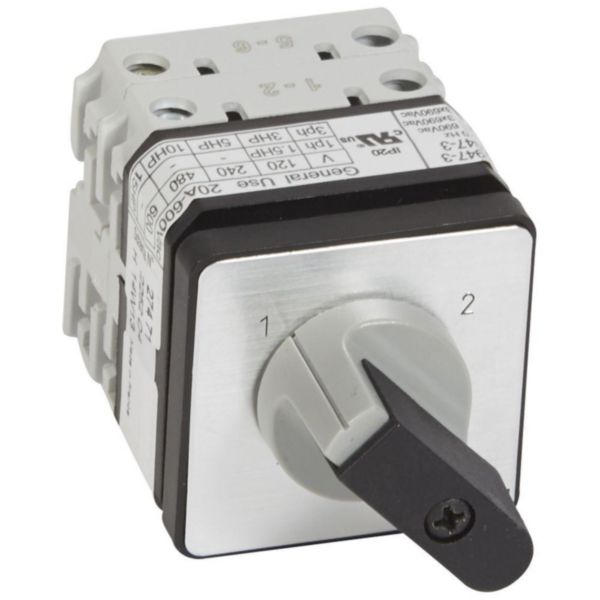 Commutateur à cames inverseur sans position arrêt PR21 - 2P - 4 contacts - fixation par vis sur porte - Page 20