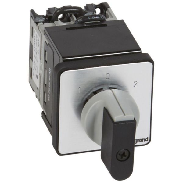 Commutateur à cames inverseur avec position arrêt 45° manette PR12 - 2P - fixation centrale Ø22 sur porte - Page 19