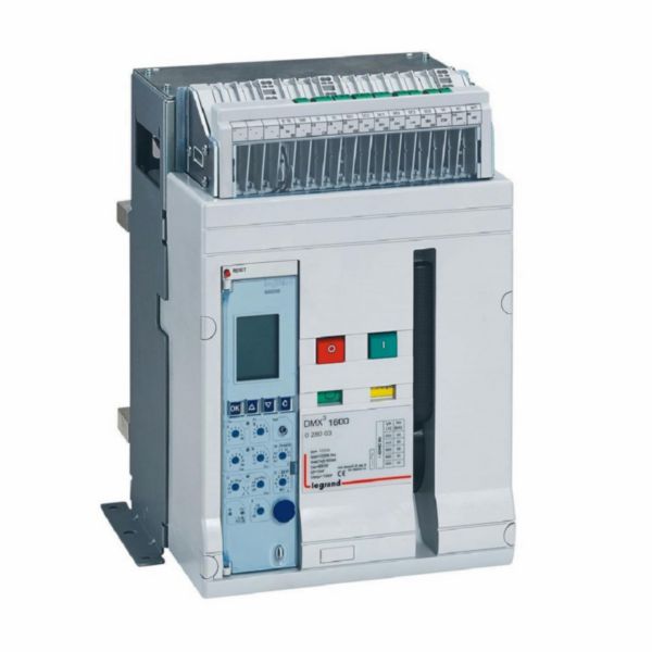 Disjoncteur ouvert fixe DMX³1600 pouvoir de coupure 42kA 415V~ - 3P - 1250A