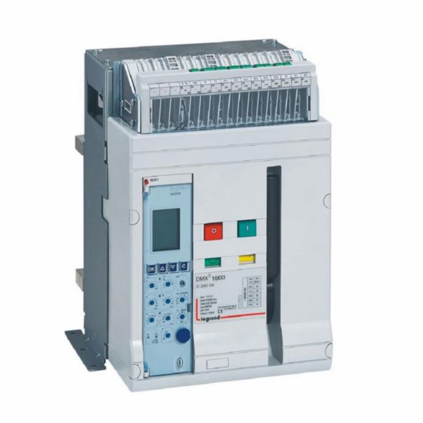 Disjoncteur ouvert fixe DMX³1600 pouvoir de coupure 42kA 415V~ - 3P - 1600A