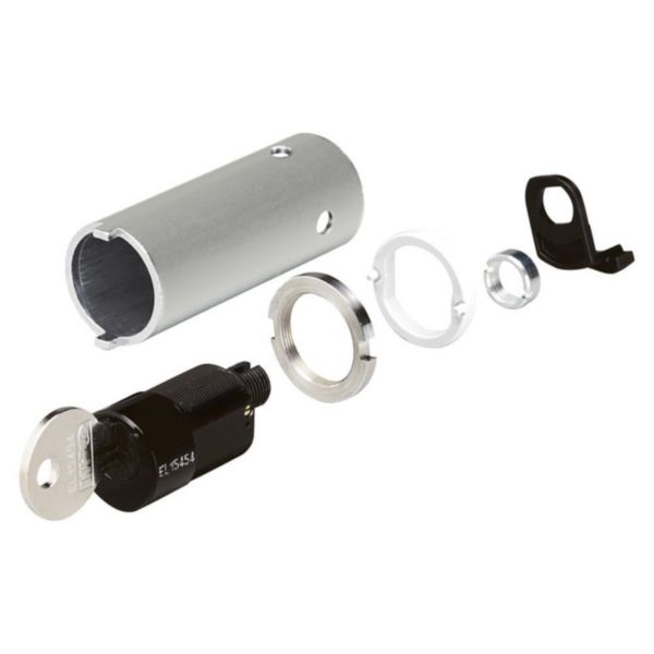 Barillet avec clé plate pour verrouillage DMX³6300 , DMX³4000 et DMX³2500 à clé positions embroché ou test ou débroché