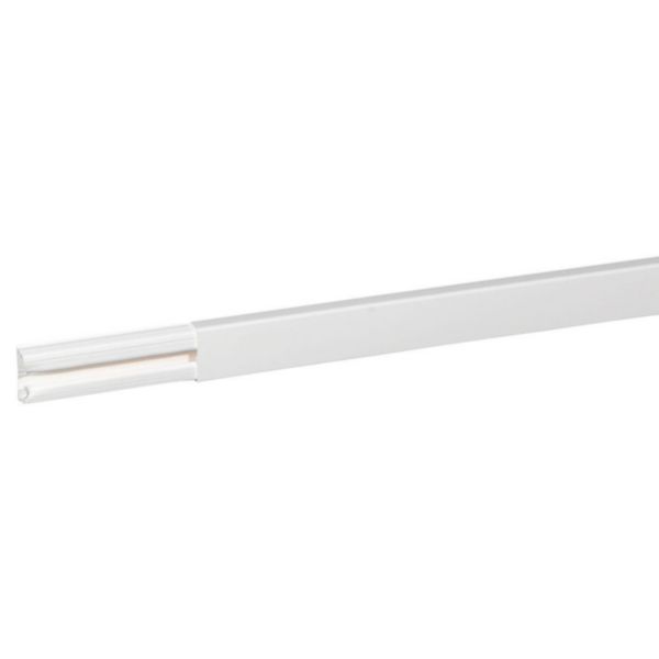 Moulure DLPlus 32x12,5mm 1 compartiment longueur 2,1m - blanc