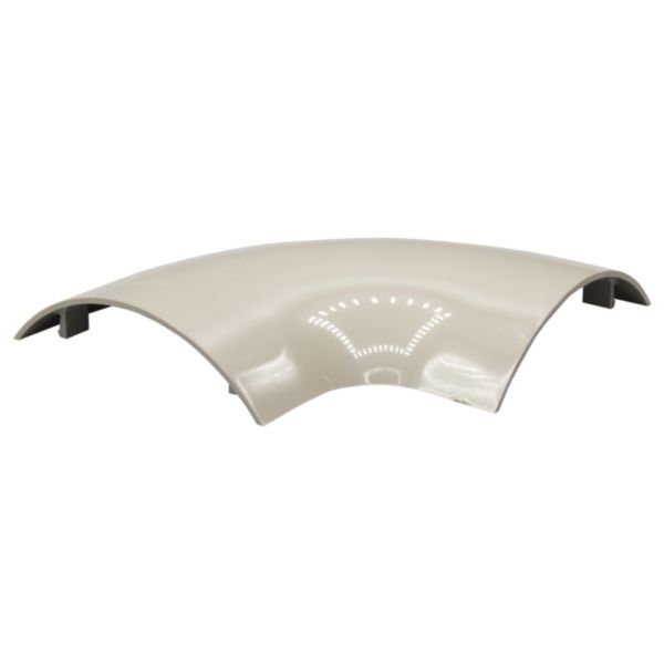 Joint de couvercle d'angle pour passage de plancher 75x18mm gris RAL7030