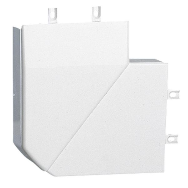 Angle plat variable pour moulure DLPlus 75x20mm - blanc