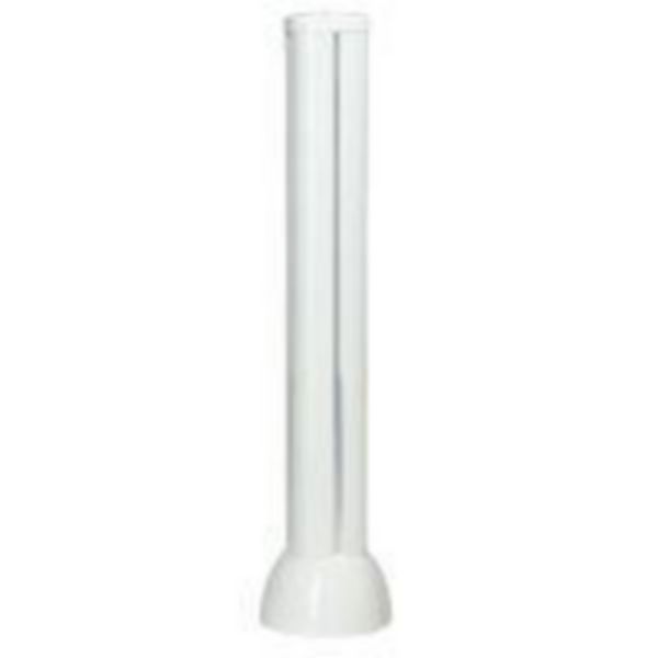Colonnette dlp à équiper - 4 compartiments - h. 0,68 m - blanc