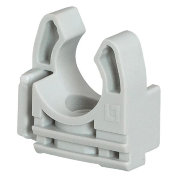 Lyre grise pour conduit IRL Ø32mm avec fixation des conduits par simple clipsage