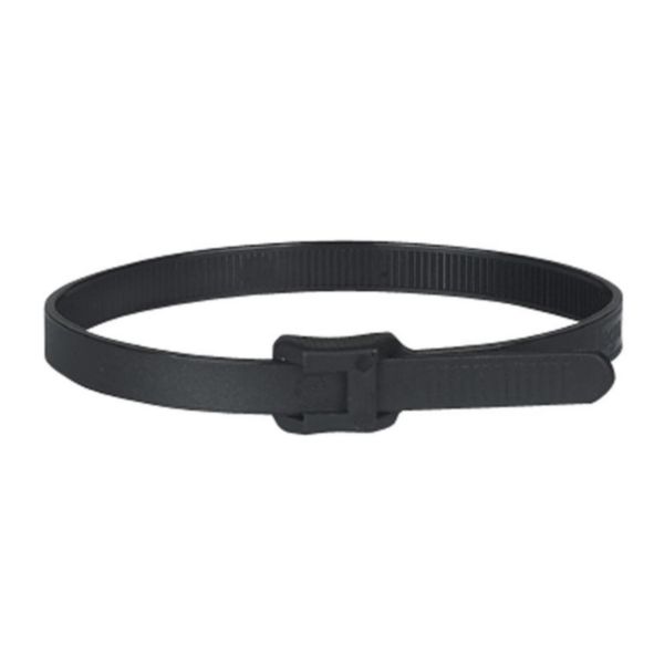 Collier Colson noir protégé ultraviolets à denture intérieure largeur 7,6mm et longueur 194mm
