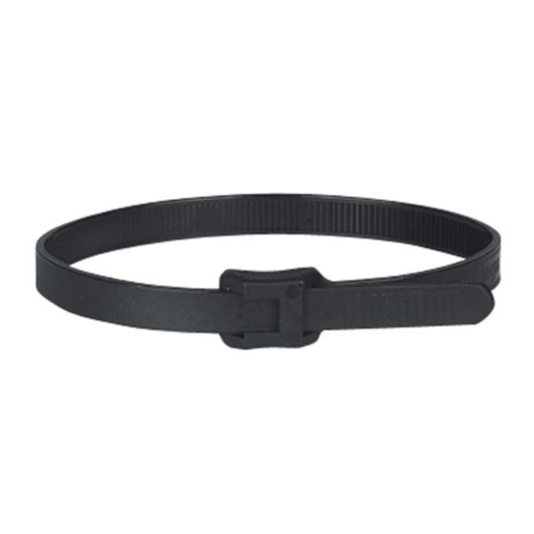 Collier Colson noir protégé ultraviolets à denture intérieure largeur 7,6mm et longueur 260mm