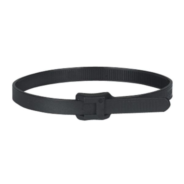 Collier Colson noir protégé ultraviolets à denture intérieure largeur 7,6mm et longueur 359mm