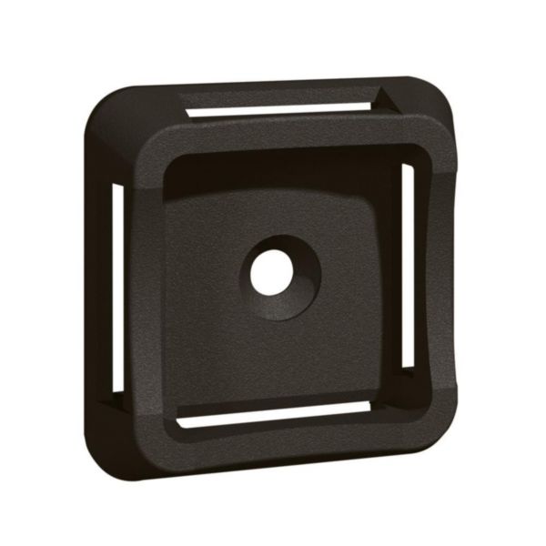 Embase adhésive noire Colring pour colliers largeur 20mm maxi