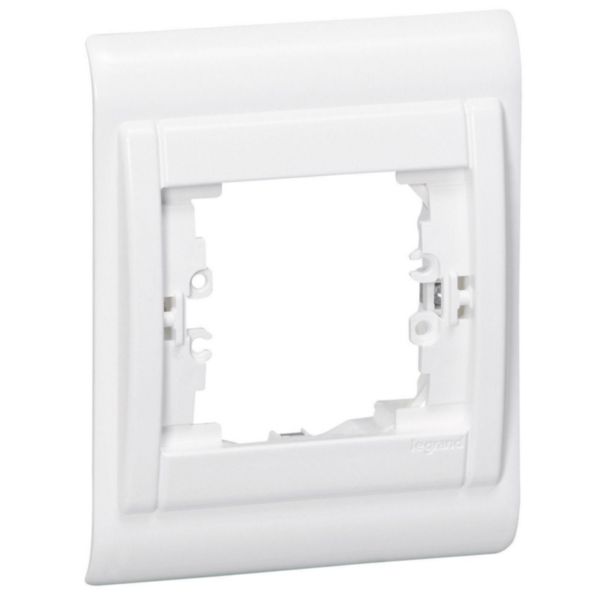 Support sagane 1 poste couvercle 75 blanc cont.