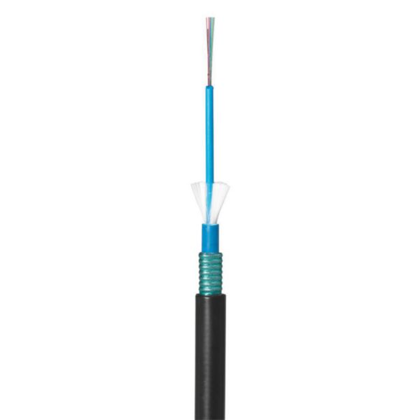 Câble optique OS2 monomode ( compatible OS1 ) à structure libre LCS³ pour extérieur 12 fibres