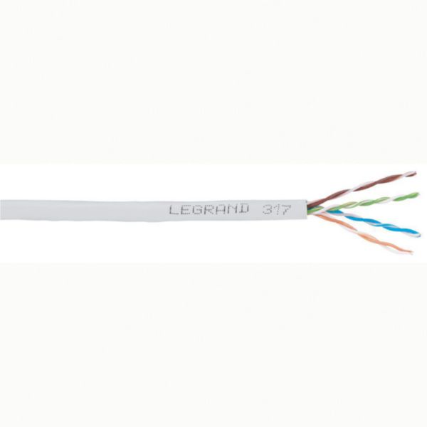 Cable categorie 5E U/UTP 4 paires PVC 305 mètres