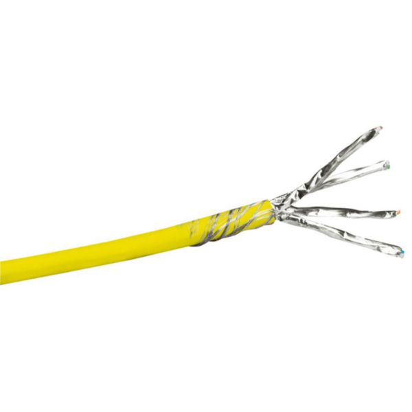 Câble pour réseaux locaux LCS³ catégorie7 S/FTP 4 paires torsadées Euroclasse Dca - longueur 500m