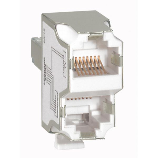 Legrand 076539 Prise doubleur Ethernet/Ethernet RJ45 Legrand