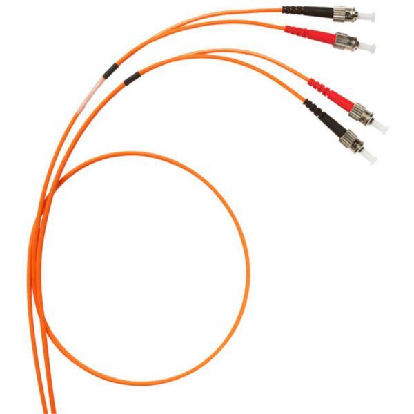 Cordon optique OM2 multimode LCS³ duplex ST/ST - longueur 1m