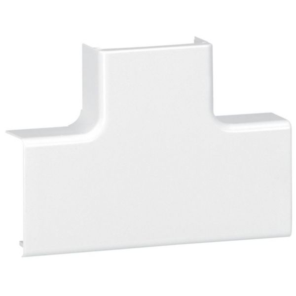 Dérivation en T à plat pour moulure DLPlus 32x16mm - blanc