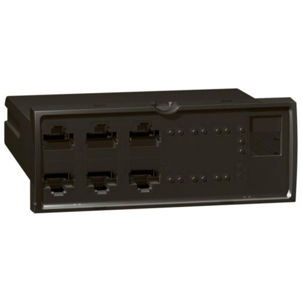 Bloc switch ethernet 100 mbits/s 7 ports RJ45 LCS²