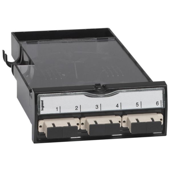 Cassette fibre optique pour panneau de brassage