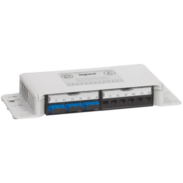 Bloc fibre optique SC 6 fibres multimode pour panneau/tiroir optique