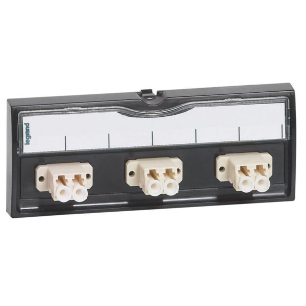 Bloc fibre optique LC 6 fibres multimode pour panneau/tiroir optique