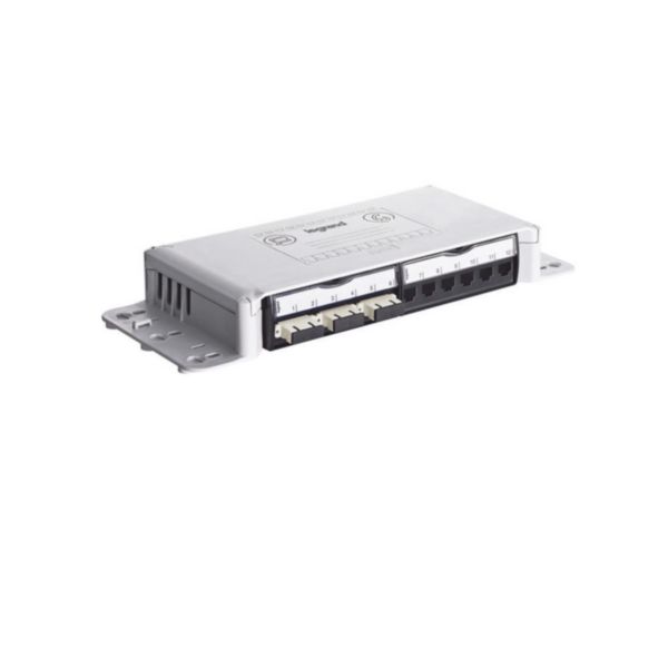 Boîte de distr. de zone à équiper catégorie 6A/6/5e pour bloc de connecteur