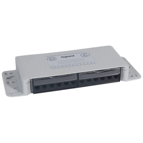 Boîte de distribution de zone équipée catégorie 6 UTP 12 connecteurs RJ45