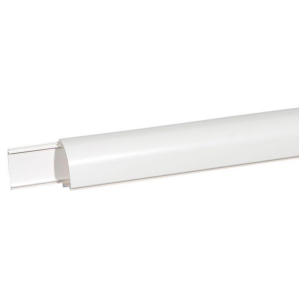 Plinthe DLP 140x35mm 2 compartiments 2 couvercles longueur 2m - blanc