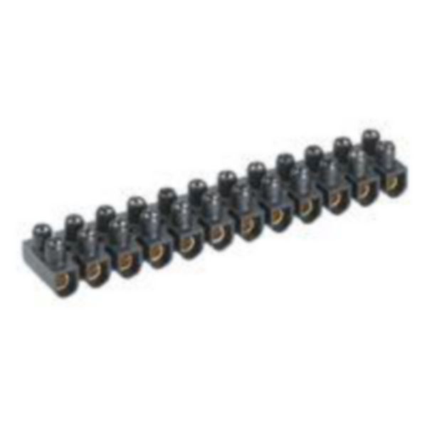 Barrette de connexion Suprem multibrins anti-cisaillante avec capacité assignée 4mm² -noir