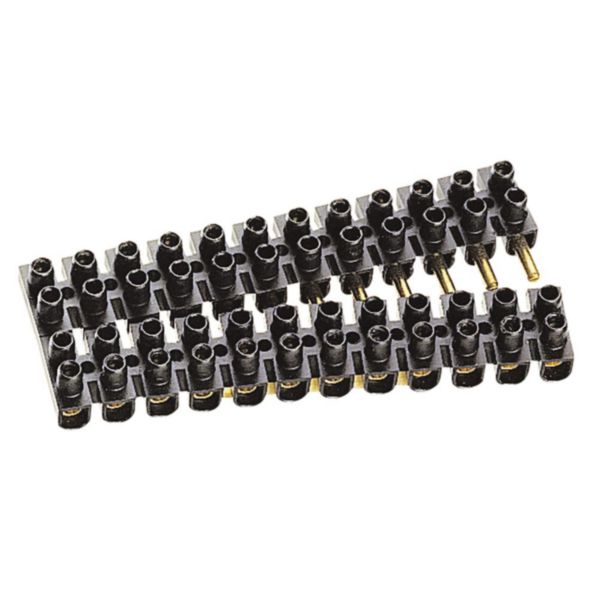 Barrette de connexion Suprem à broches avec capacité assignée 6mm² -noir