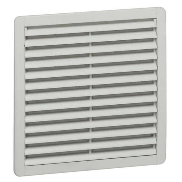 Ventilateur avec ouïe plastique débit 40m³/h avec filtre et 160m³/h soufflage libre - IP54 IK08 - RAL7035