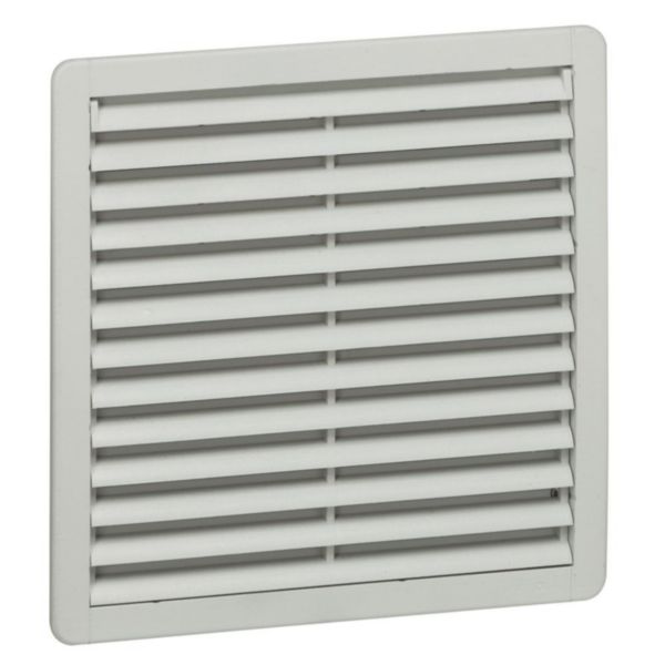 Ventilateur avec ouïe plastique débit 550m³/h avec filtre et 1200m³/h soufflage libre - IP54 IK08 - RAL7035