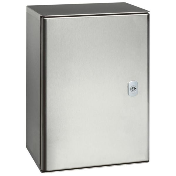 Coffret Atlantic inox 304L vertical avec 1 porte IP66 IK10 - 600x400x200mm