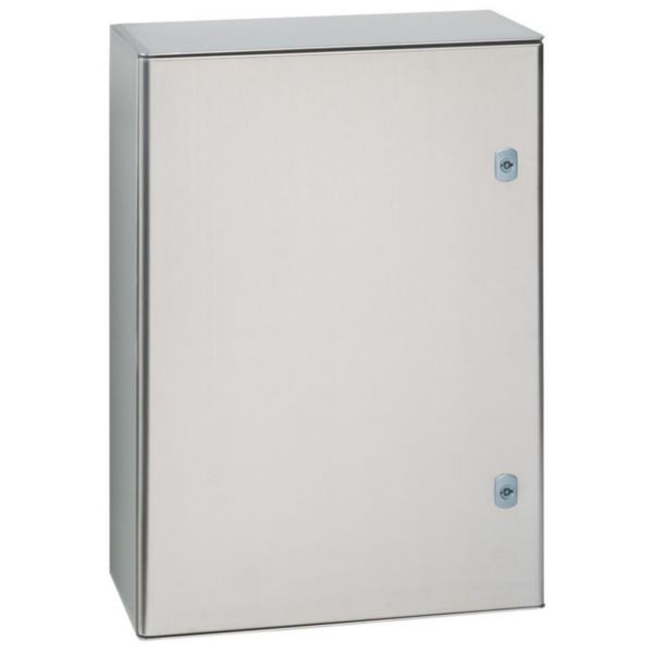 Coffret Atlantic inox 304L vertical avec 1 porte IP66 IK10 - 700x500x250mm