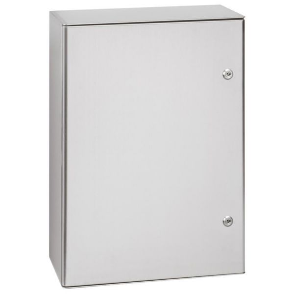 Coffret Atlantic inox 316L vertical avec 1 porte IP66 IK10 - 300x200x160mm