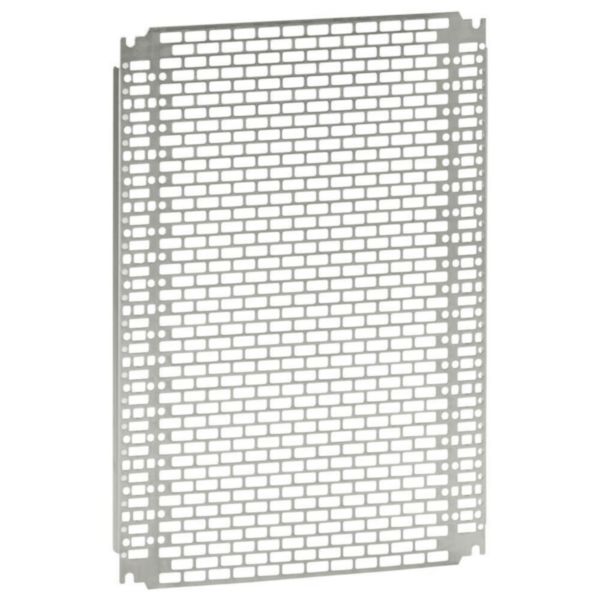 Plaque perforée téléquick - pour Atlantic/inox/marina h 500 x L 400