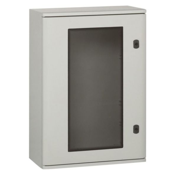 Coffret polyester Marina IP66 IK10Avec porte vitrée - 610x400x257mm - RAL7035