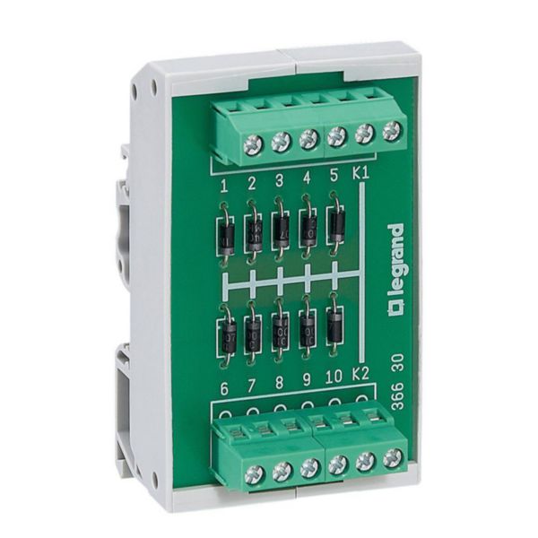 Module de 10 diodes cathode commune pour Osmoz - fixation sur rail symétrique ou asymétrique - Page 6