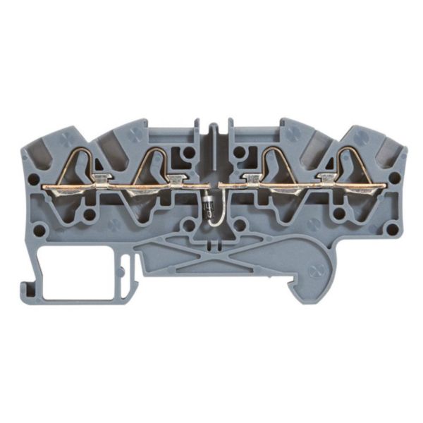 Bloc de jonction à fonction à ressort viking 3 avec 1 jonction 4 conducteurs 2 entrées 2 sorties à diode