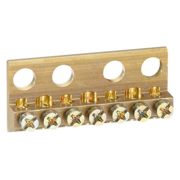 Connecteur pour dérivation des conducteurs sur barres cuivre plates 7 départs 400A