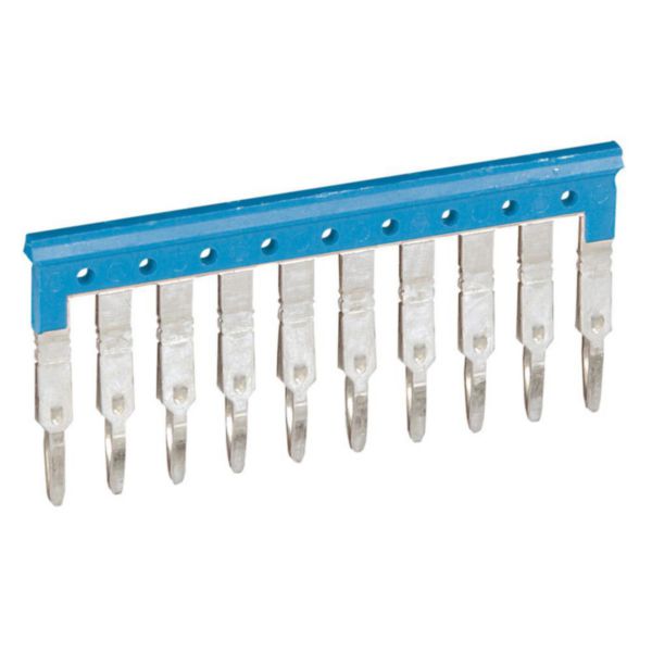 Peigne pour 10 blocs de jonction à vis ou ressort viking 3 pas 5mm - bleu - Page 2