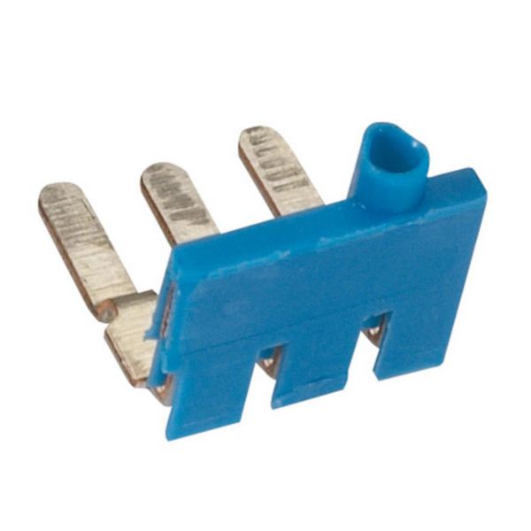 Peigne pour 12 blocs de jonction à vis viking 3 avec 3 étages pas 5mm - bleu