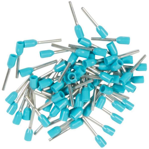 Sachet d'embouts de câblage à collerette isolante Starfix simple unitaire pour conducteurs section 0,25mm² - turquoise - Page 2