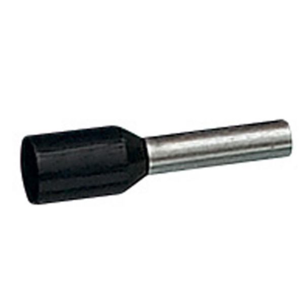 Sachet d'embouts de câblage à collerette isolante Starfix simple unitaire pour conducteurs section 1,5mm² - noir